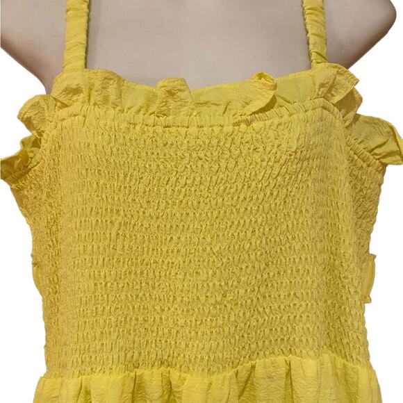 Davi & Dani Electric Yellow Maxi Dress Womens Size Large NWT - Picture 2 of 7